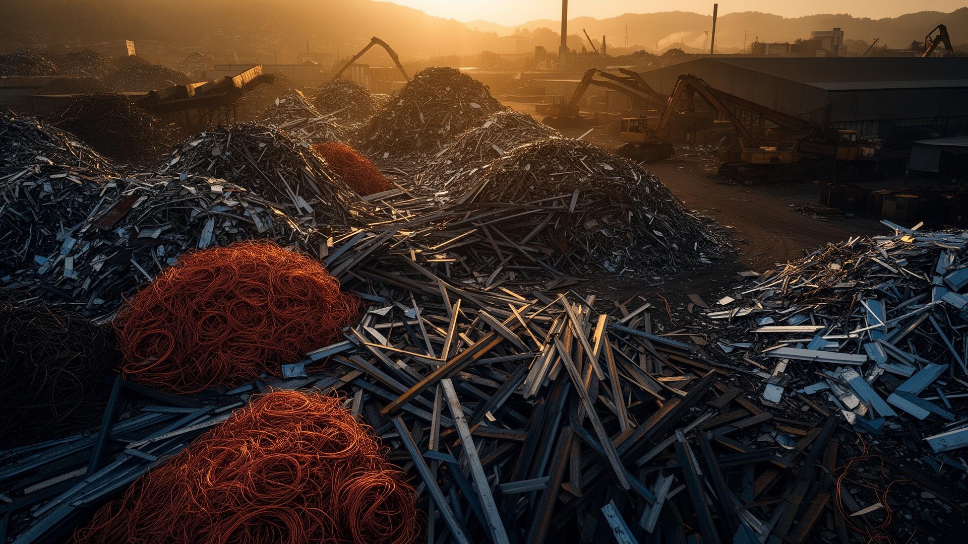 Industrial scrap recycling operations