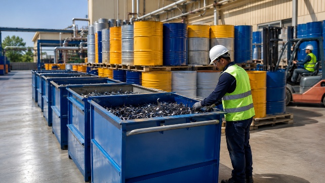 High-Volume CNC Metal Chip Recycling — Prai