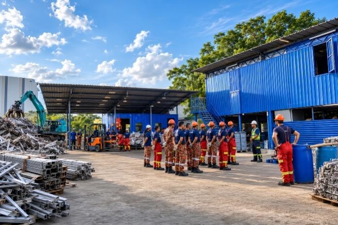 Fire-Damaged Factory Clearance — Bukit Minyak
