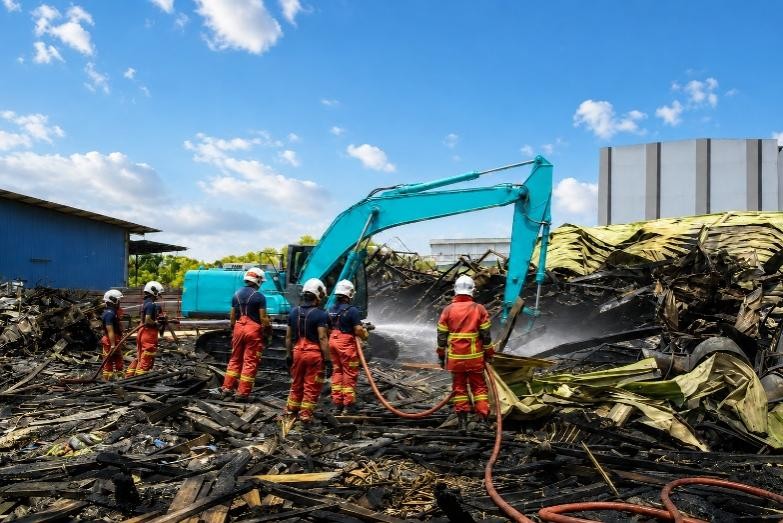 Fire-Damaged Factory Clearance — Bukit Minyak